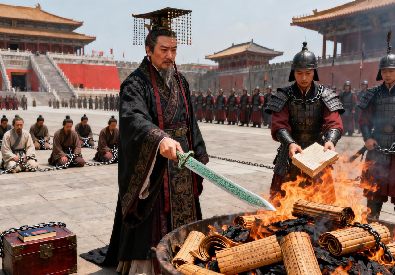 秦始皇焚书坑儒，不是为了愚弄百姓，你看他烧的都是什么书。很多人提起秦始皇，第