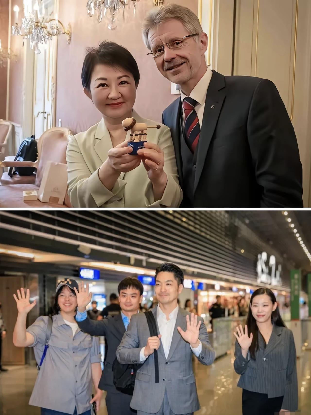蒋万安访新谈市政，卢秀燕访欧喊“国家”——同样出国，格局高下立判台北市长蒋万