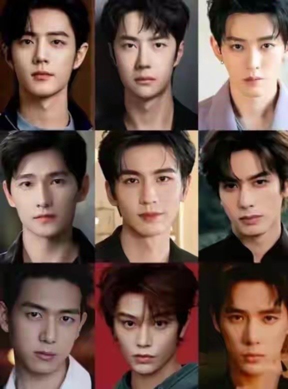 泰媒中国95男星颜值榜有点意思🤔宋威龙第一几乎零争议，王鹤棣野性混血排第二，张凌赫国内吹神颜，直接