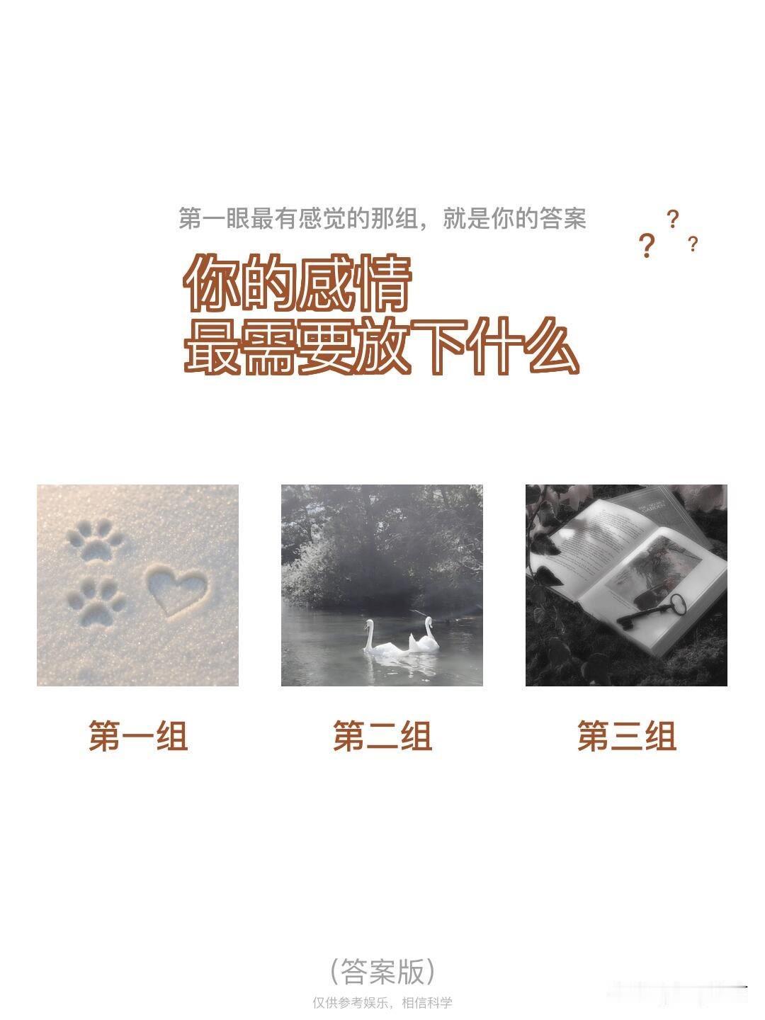 ???你的感情最需要放下什么