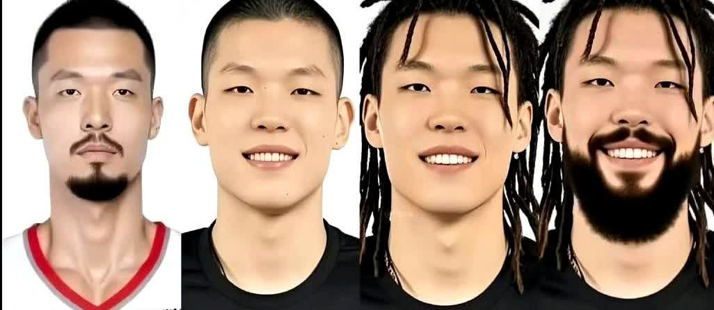 杨瀚森一场夏联，头发被全网吐槽“太软”。球迷连夜P图，8款造型刷屏，投票
