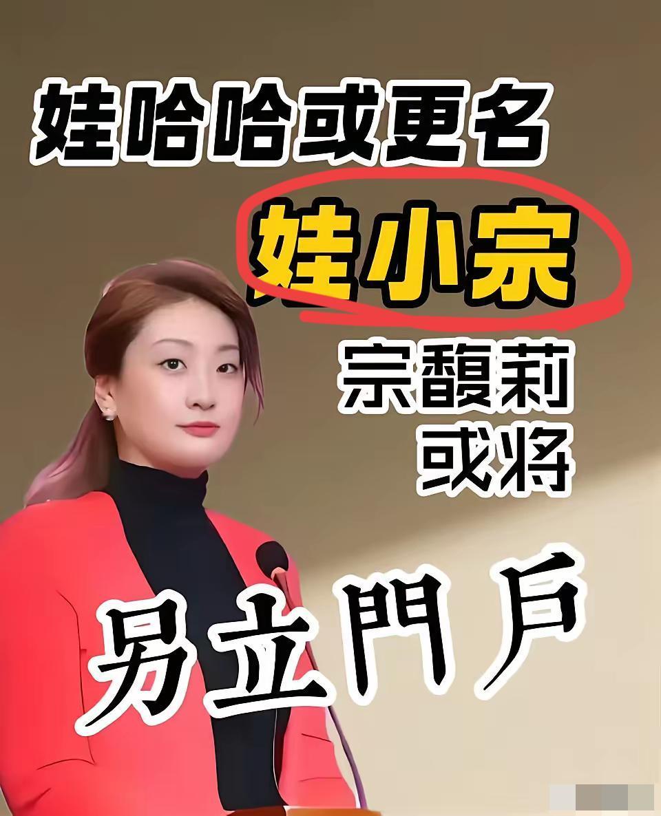 宗馥莉是完全低估了娃哈哈品牌的影响力了！宗老爷子用30多年打造的一个饮料界的千