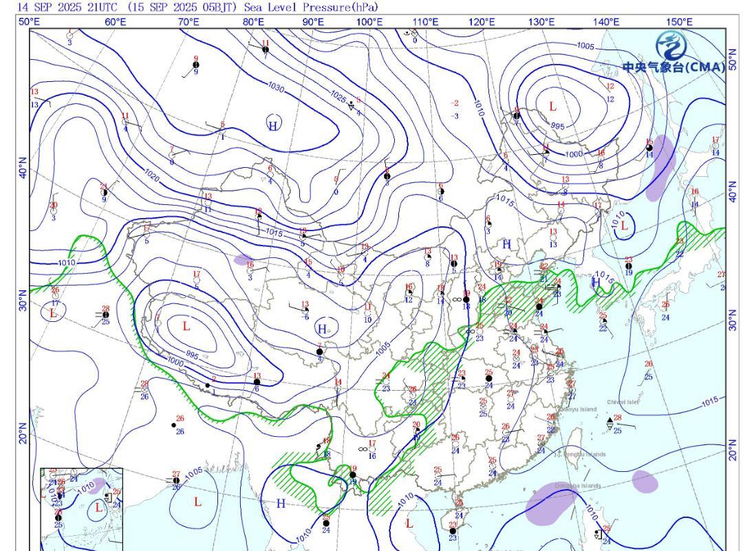 看来这一次的冷空气已经基本上没什么悬念了。从今天早上的天气图实况来看，目前冷空气