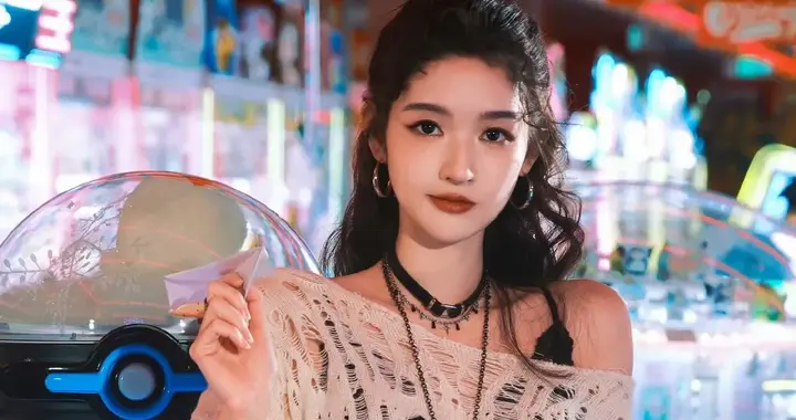 王玉雯风格大变! 针织衫+红格短裙+长筒靴, 甜酷少女又时髦!