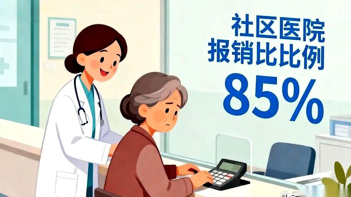 我妈住院花了九千，报了六千多。隔壁床阿姨花了八千，才报下来三千。她看我的眼神