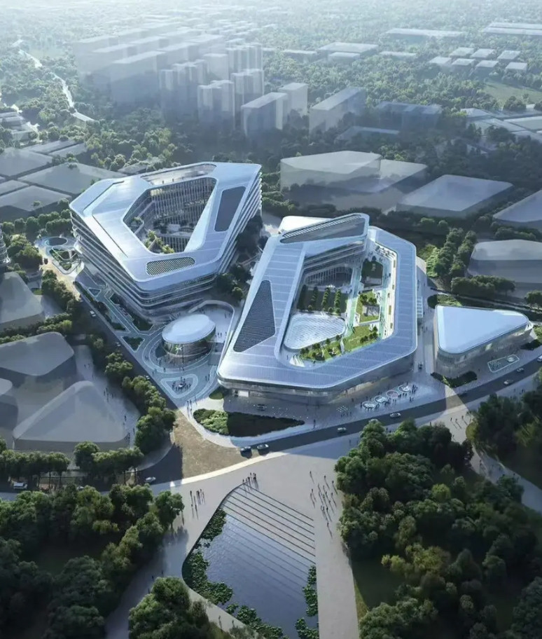 小鹏汽车总部，总投资40亿的新总部即将亮相，位于广州岑村，设计灵感来源于“流动态