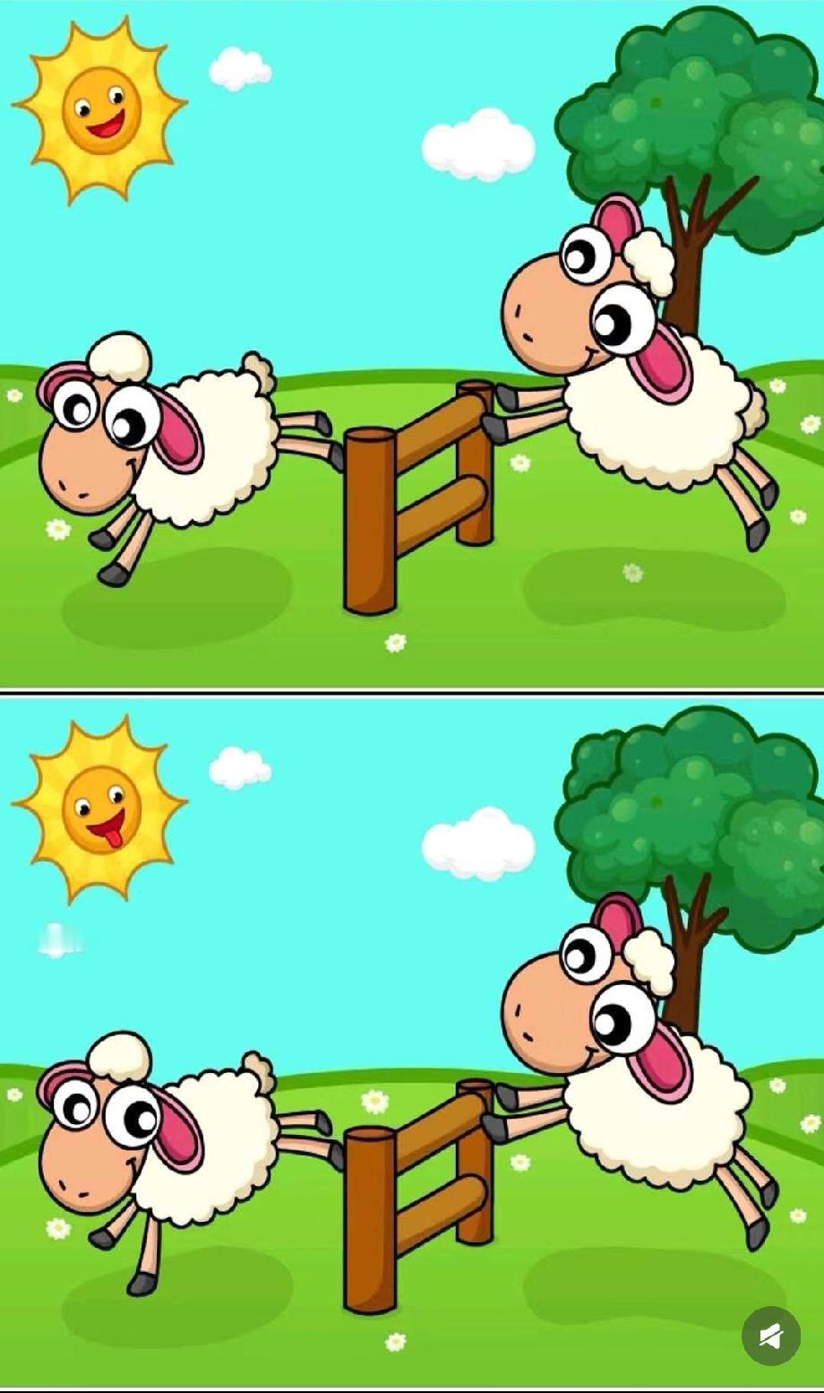 别吹牛！这组找不同，我找了5分钟才发现1处，你能找出几处？