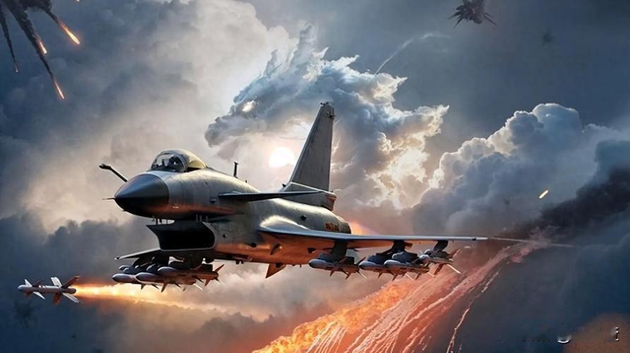 中国歼10C名副其实的“金头盔”得主，先进气动布局，超音速巡航能力，挂载前沿空空