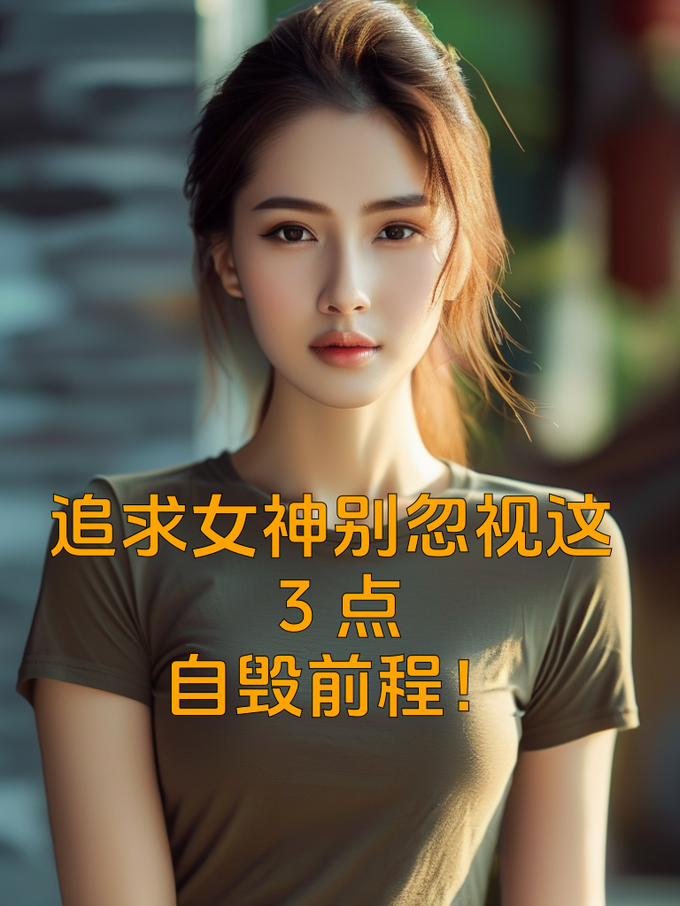 追求女神别忽视这3点，自毁前程！