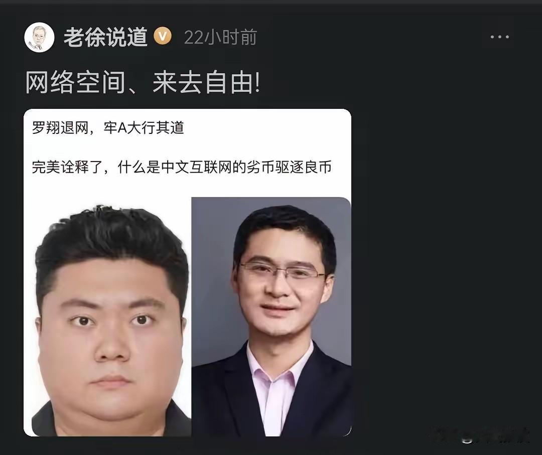 罗翔退网，牢A大行其道，完美诠释了什么是中文互联网的劣币驱逐良币现在网上的风