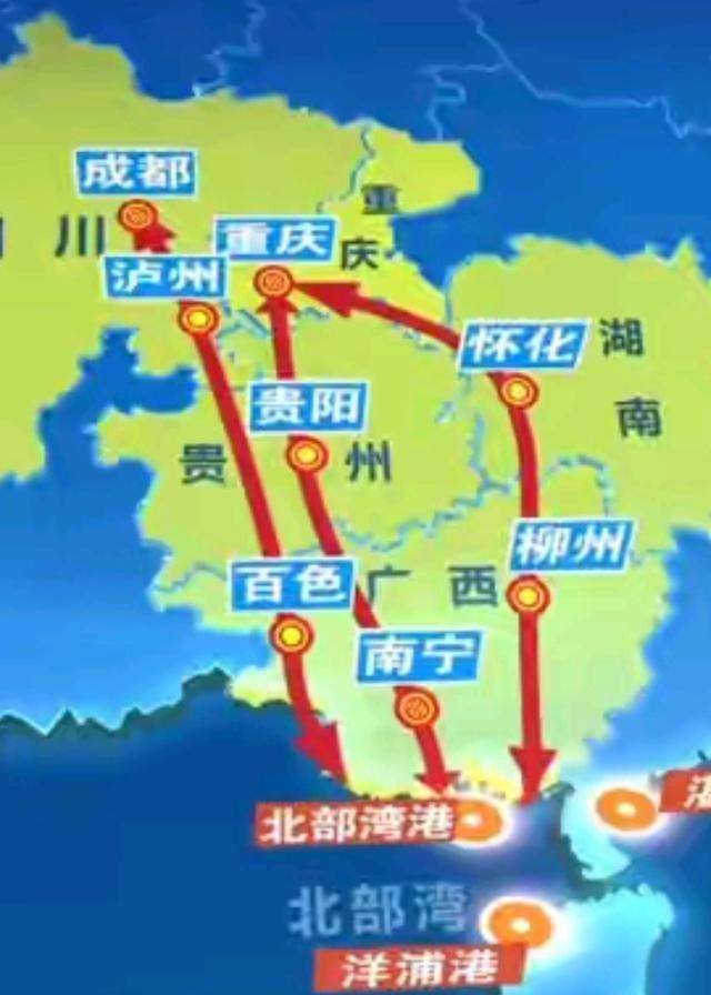平陆运河2026年通航，直接给广西、贵州、四川、重庆、湖南这几个省打通了出海捷径