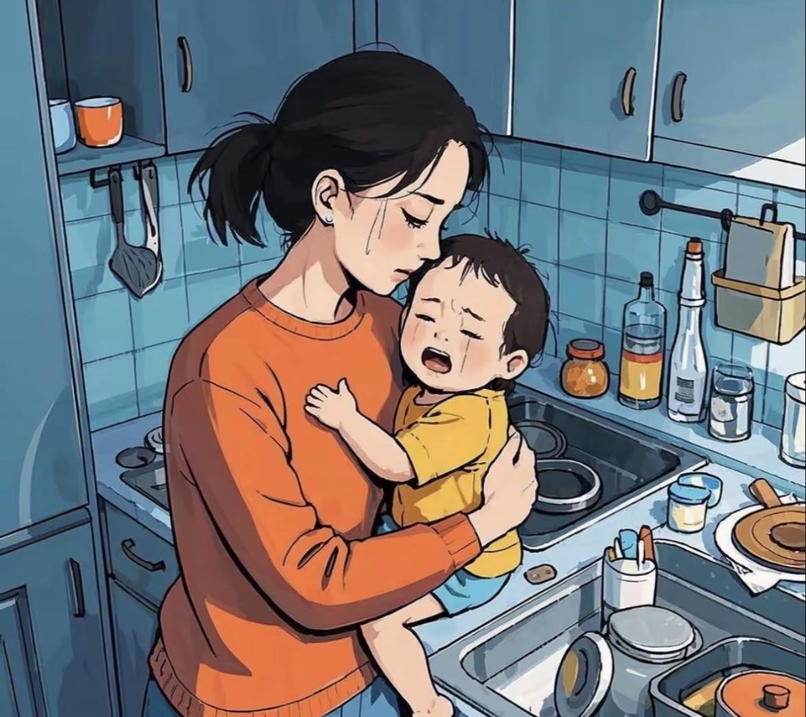 “我不想做别人眼里的好儿媳，我结婚是为了过更好的生活。带孩子已经够累了，我不想