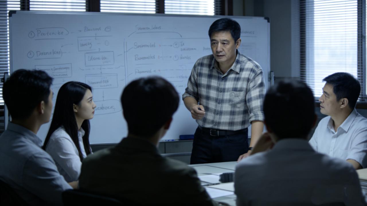 老张在公司干了十五年，从没升过职。新来的总监找他谈话：“你能力不错，就是缺点进