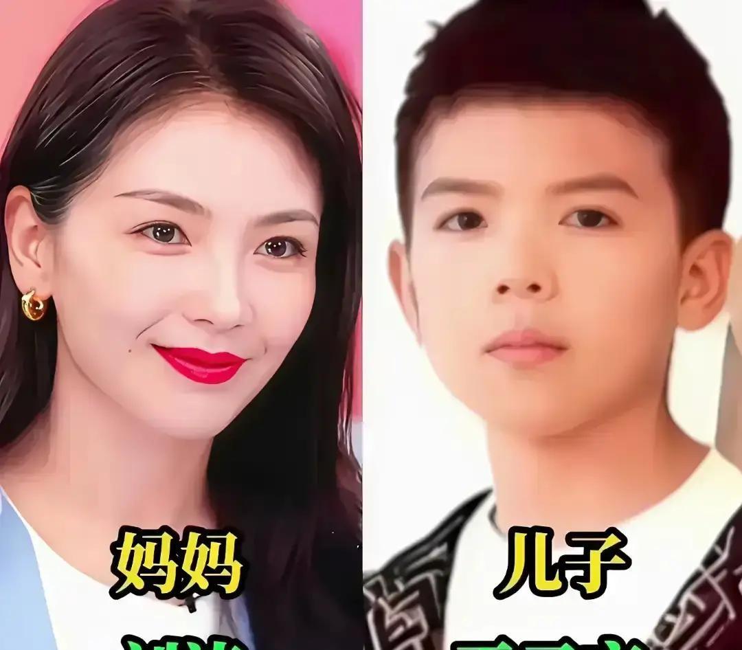 霍思燕儿子嗯哼又被刷屏，这次因为“最帅星二代”投票。元旦那波跨年照里，他穿件黑