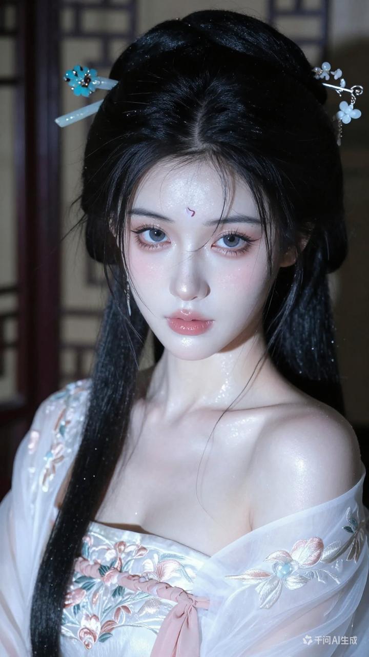 你喜欢哪一种气质的美人?我超爱古风少女这种气质的美人！一头如瀑布般的黑发，仿佛