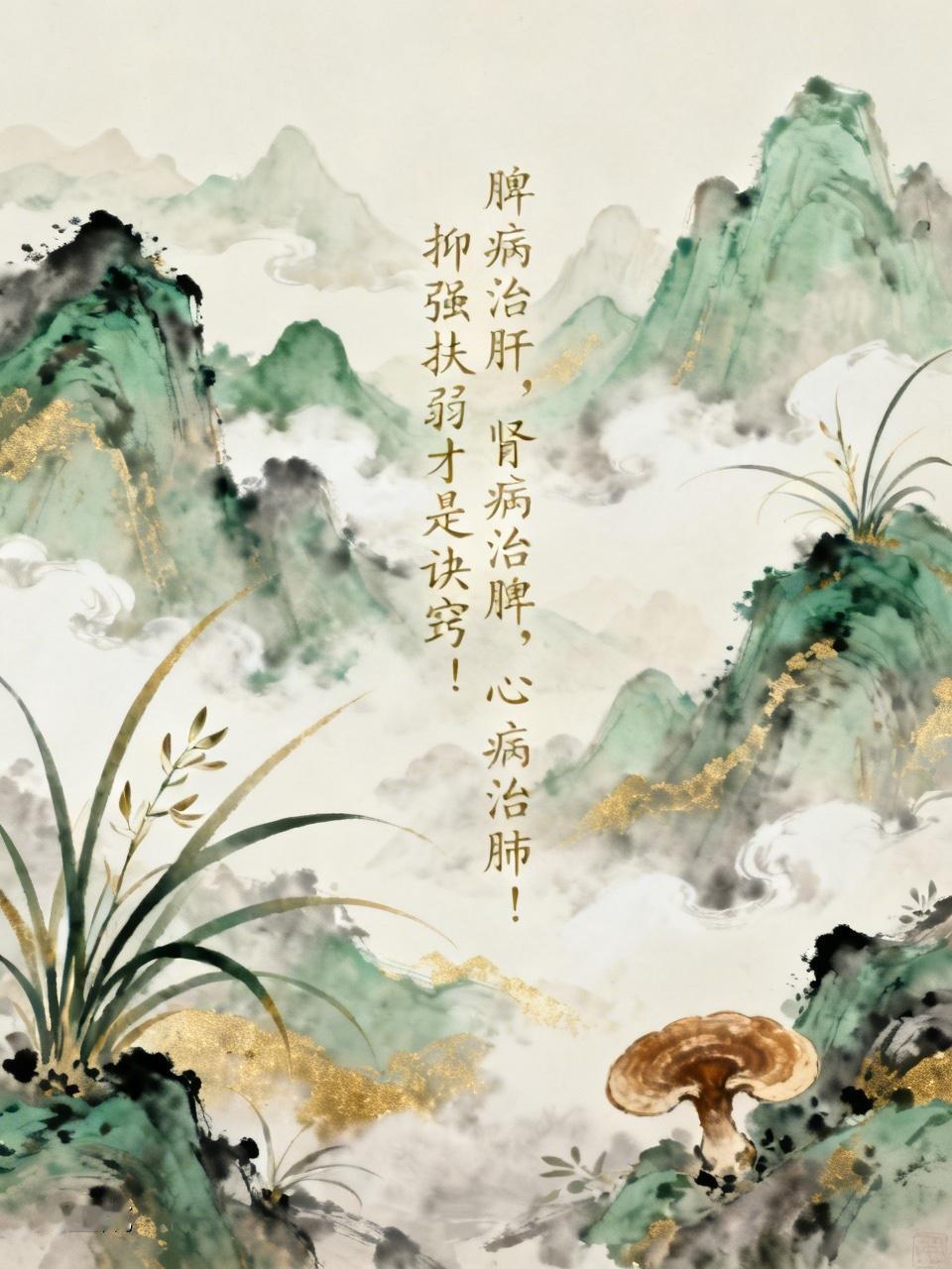 中医不传之秘：脾病治肝，肾病治脾，肝病治肺，心病治肾！抑强扶弱才是诀窍中医总