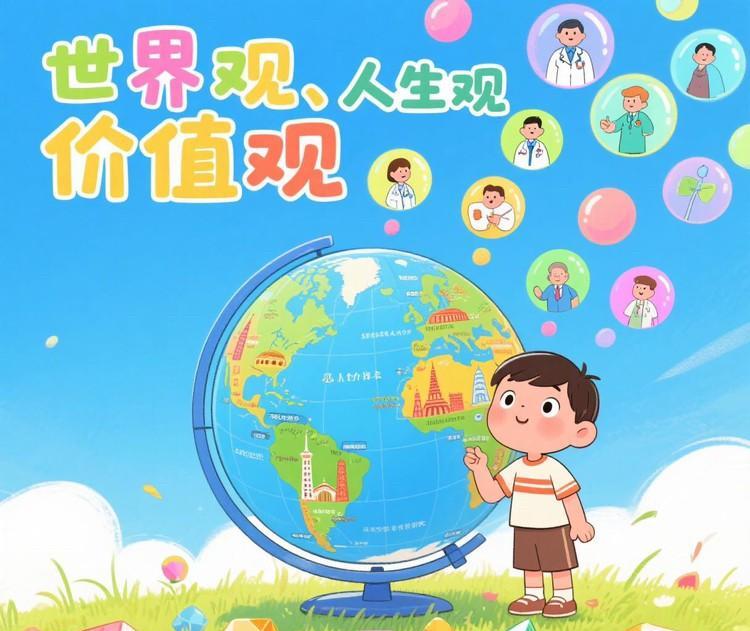 什么是三观呢？要让孩子早点知道三观就是我们平时说的世界观、人生观、价值观那什