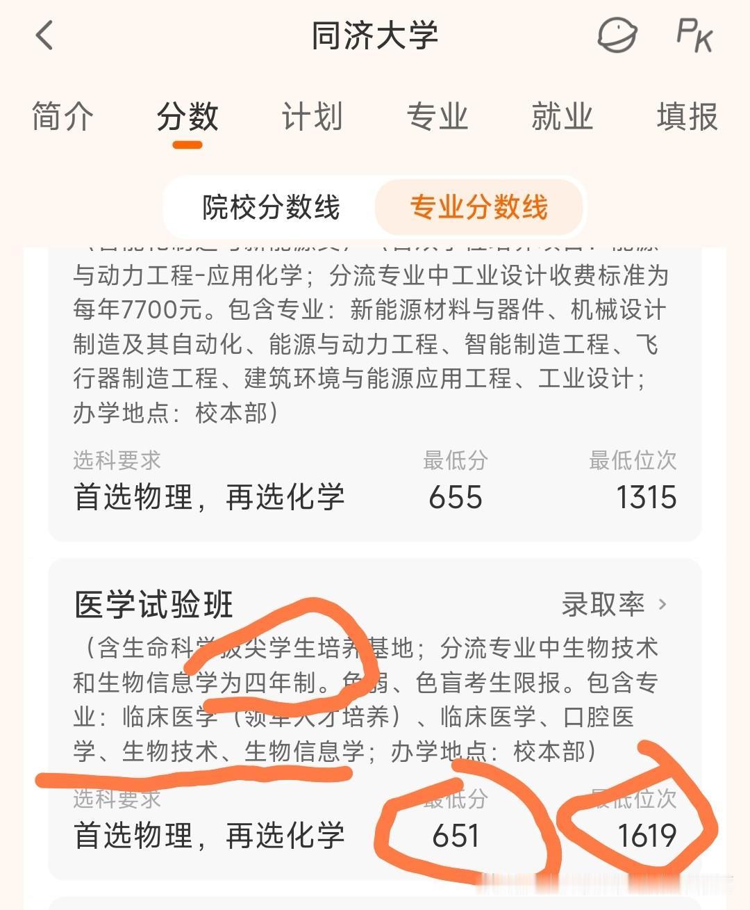 明明冲着医学去的，目标锁定了临床医学或者口腔医学，结果一不小心分流去了生物技术专