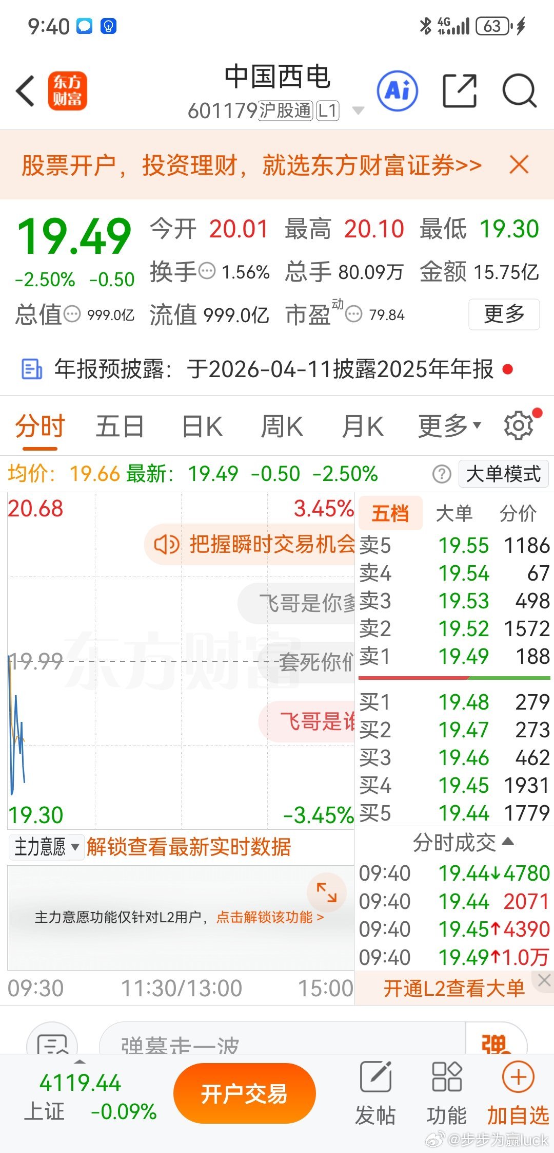 中国西电，这是涨不动的节奏，电力配套要结束了。财经股票﻿﻿