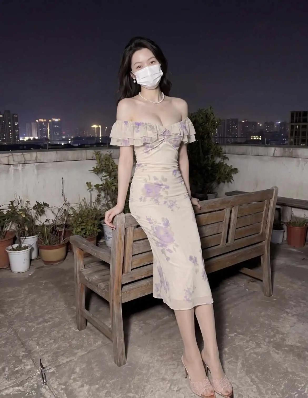 身材好，怎么穿都优雅有气质。