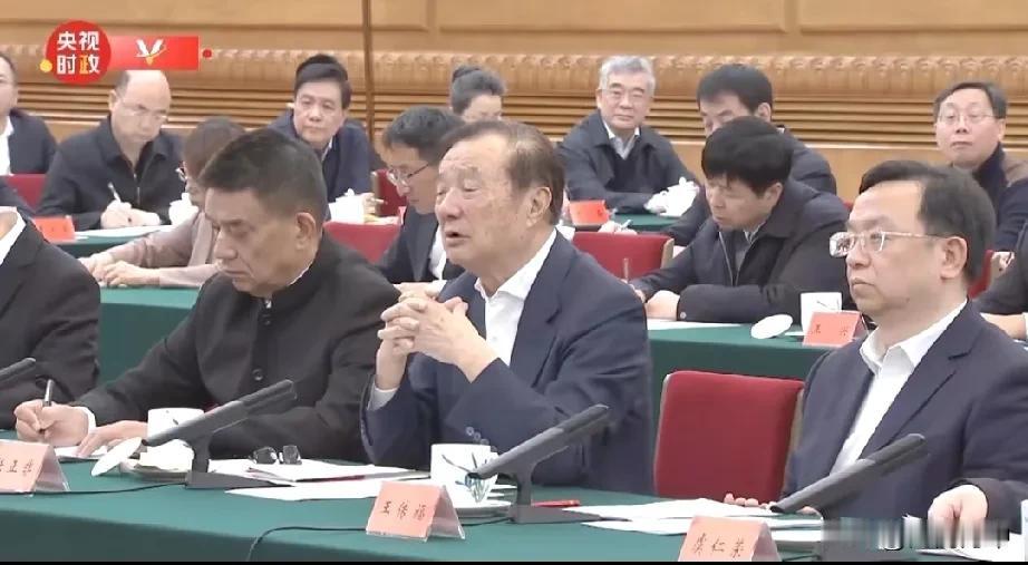 民营企业家座谈会，任正非C位毫无争议，其次应该是王传福。马云时隔多年再次在这