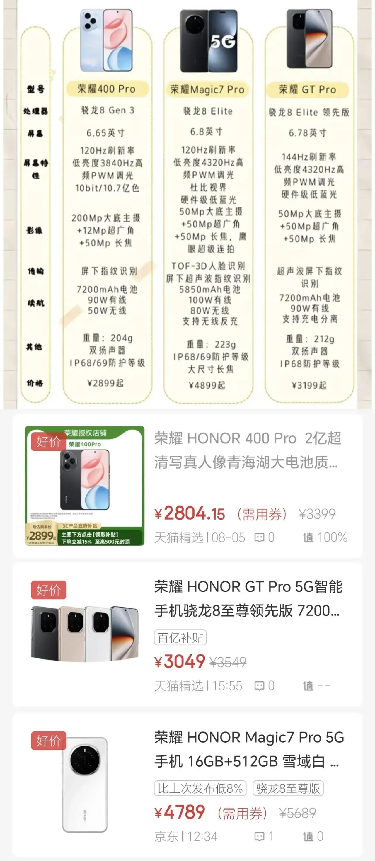 听劝！荣耀手机闭眼入这三款，绝不踩坑！宝子们，听我一句真心劝！买荣耀手机别再