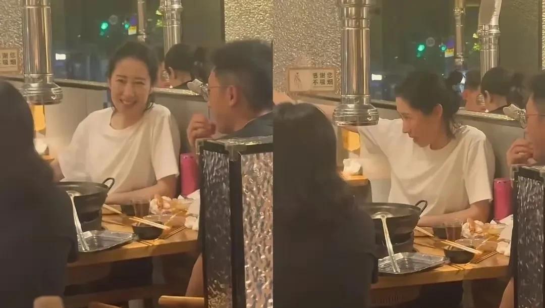 刘敏涛私下聚会，吃完饭骑自行车走了。这看似寻常的一幕，却在好友圈中引发热