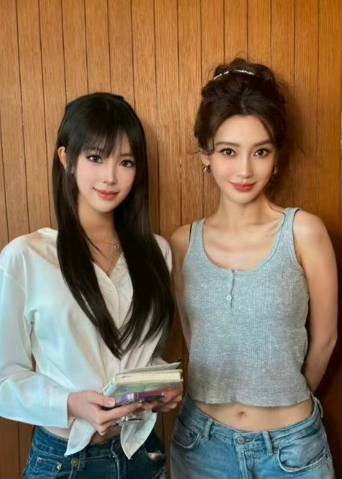 Angelababy新合影baby真的好权威的美貌。​​​