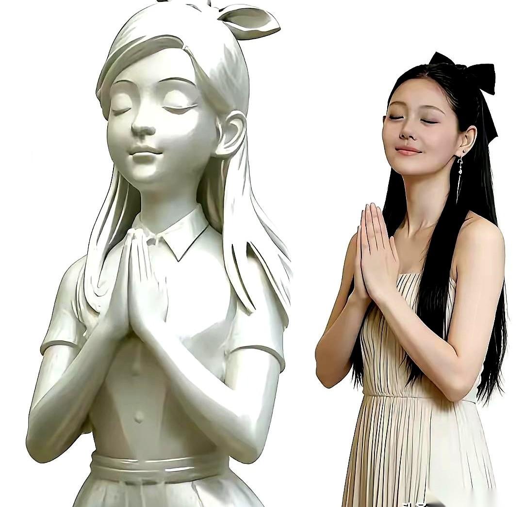 大S那座雕像，你说跟本人有关系吧，脸盘子、眉眼没一处对得上。你说没关系吧，底下又