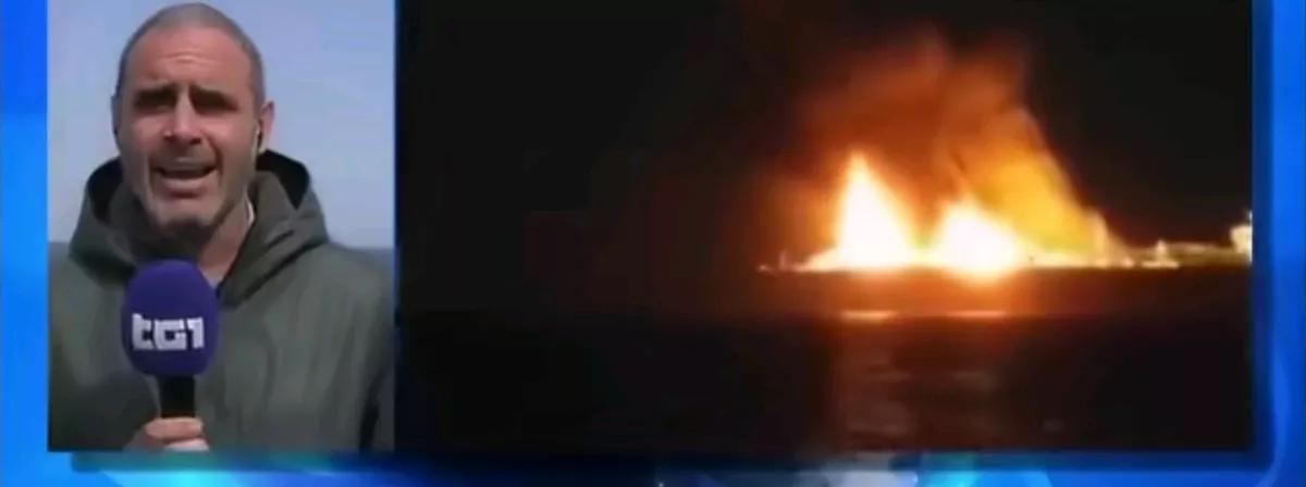 欧洲新闻网消息，当地时间14日，意大利RAI电视台报道，一艘为俄罗斯运输石油、天