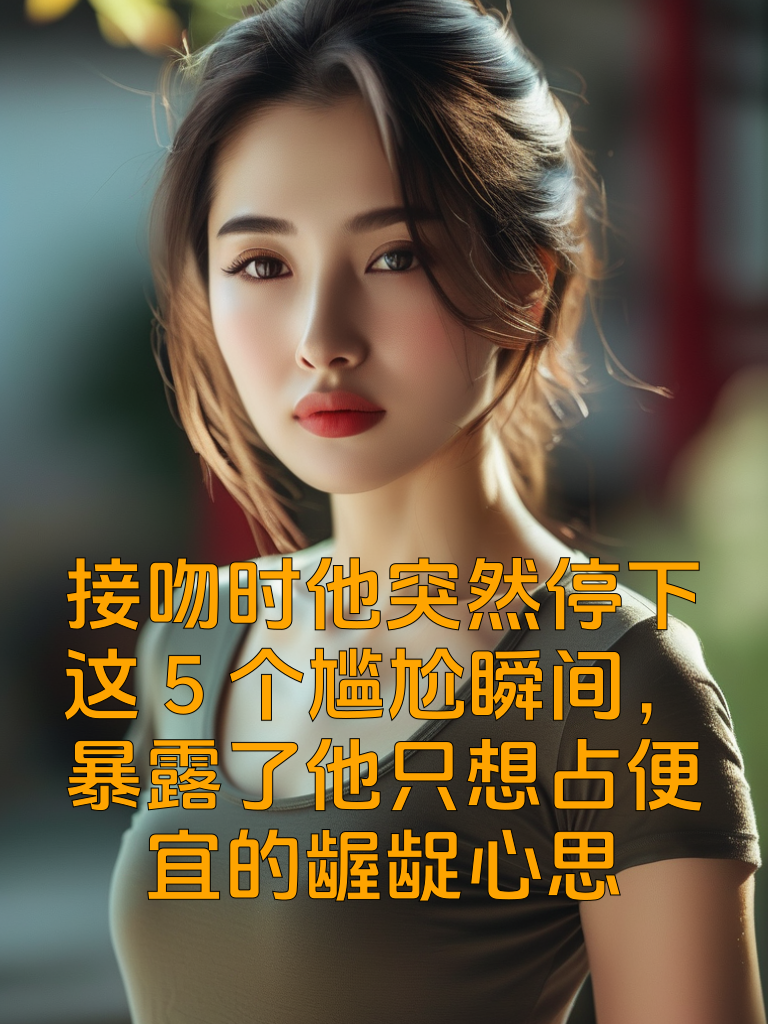 接吻时他突然停下？这5个尴尬瞬间，暴露了他只想占便宜的龌龊心思！