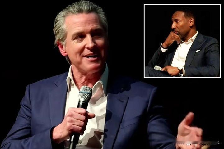 加州州长纽森争议性言论遭抨击，他对亚特兰大黑人市长安德烈·狄更斯说，“我和你一样