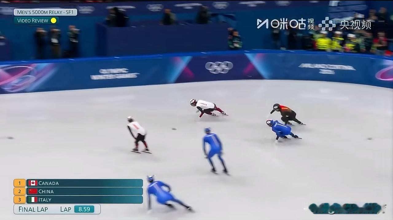 真的要哭了啊[哭哭][哭哭]男子5000米接力也无缘决赛了，感觉是中国短道速滑队