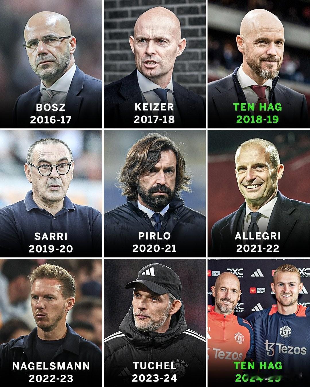 不怪阿莫林，原来是德里赫特天生克主教练!自从德里赫特2016年进入阿贾克斯一