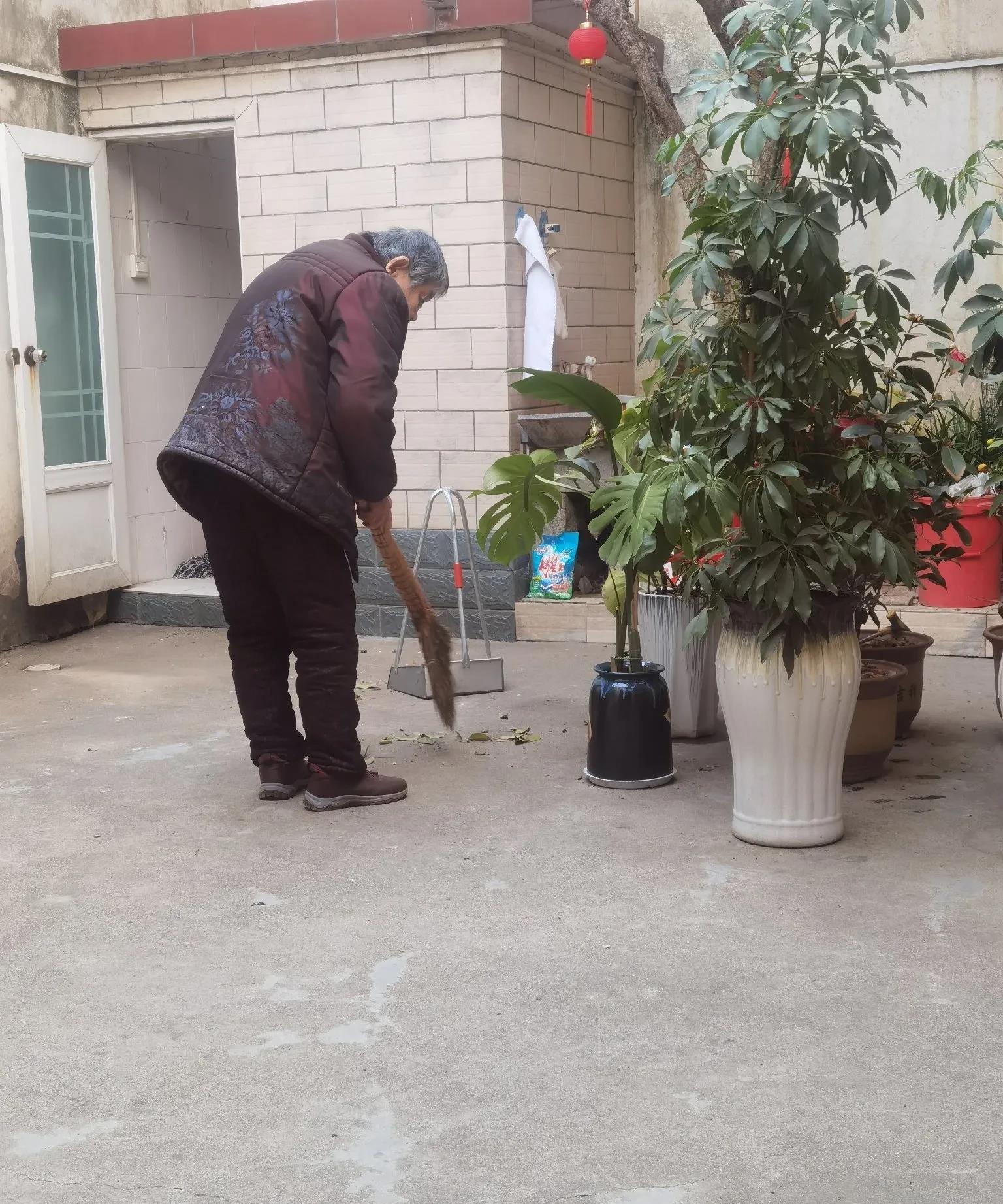 90岁的老母亲在小妹家己住近二十天，昨天，我把老母亲接了回来。我问老母亲