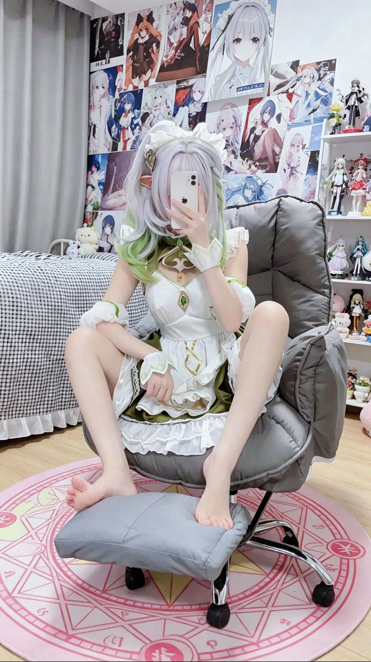 原神。小草神纳西妲雷霆版