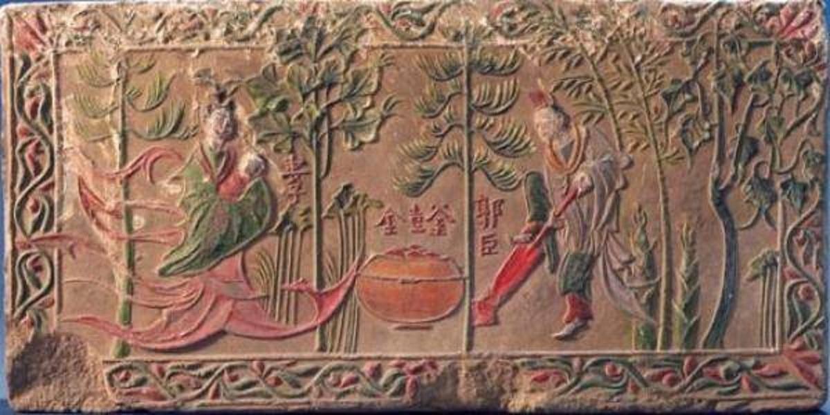 在1957年年末的河南邓县，水利建设的施工正在进行着，当时工程需要大量的砖石等物