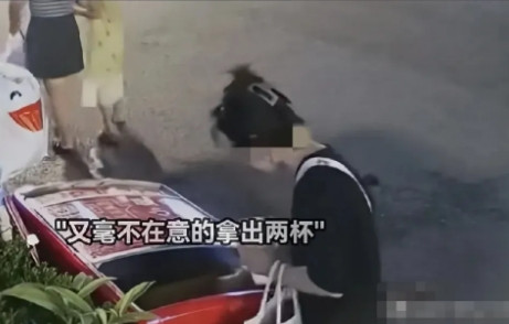 杭州这一家三口出名了。一家三口路过一个爱心冰箱，妻子发现里面有柠檬水后，和老公