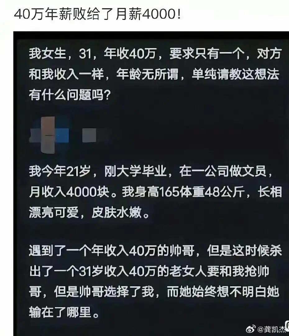 这结果意不意外？男人永远喜欢年轻的