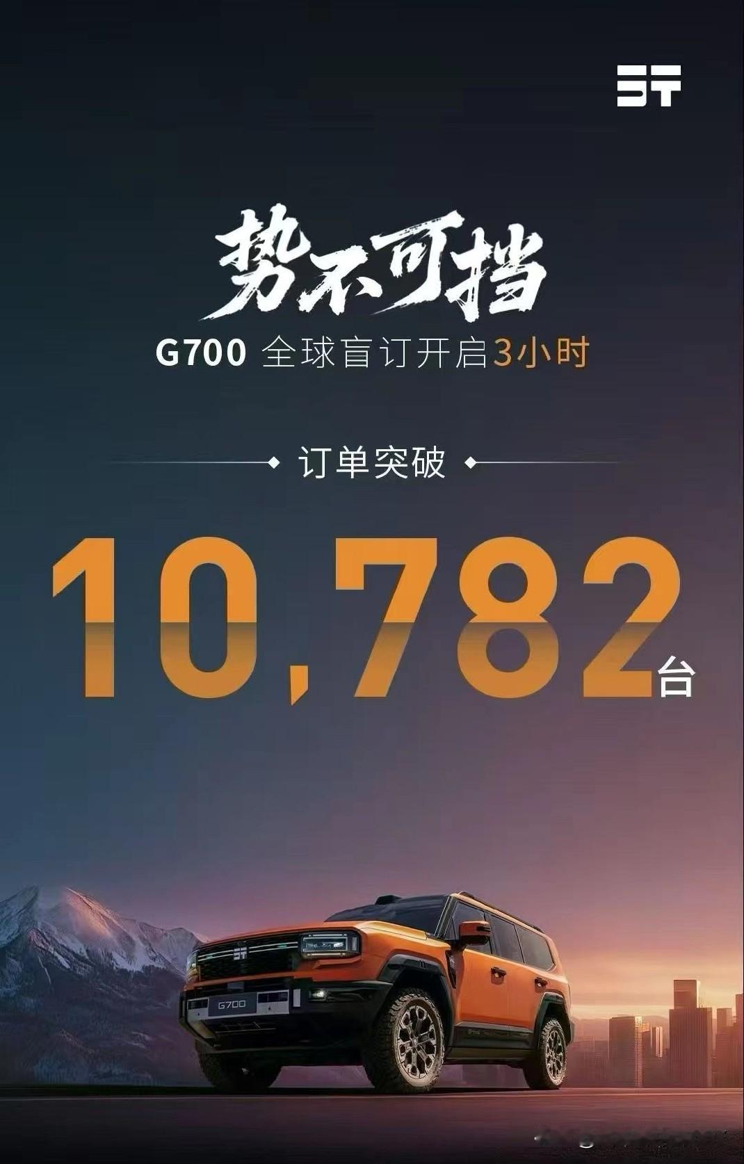 2025成都车展上，捷途纵横G700开启盲订活动，只需支付700元，即可享受5大