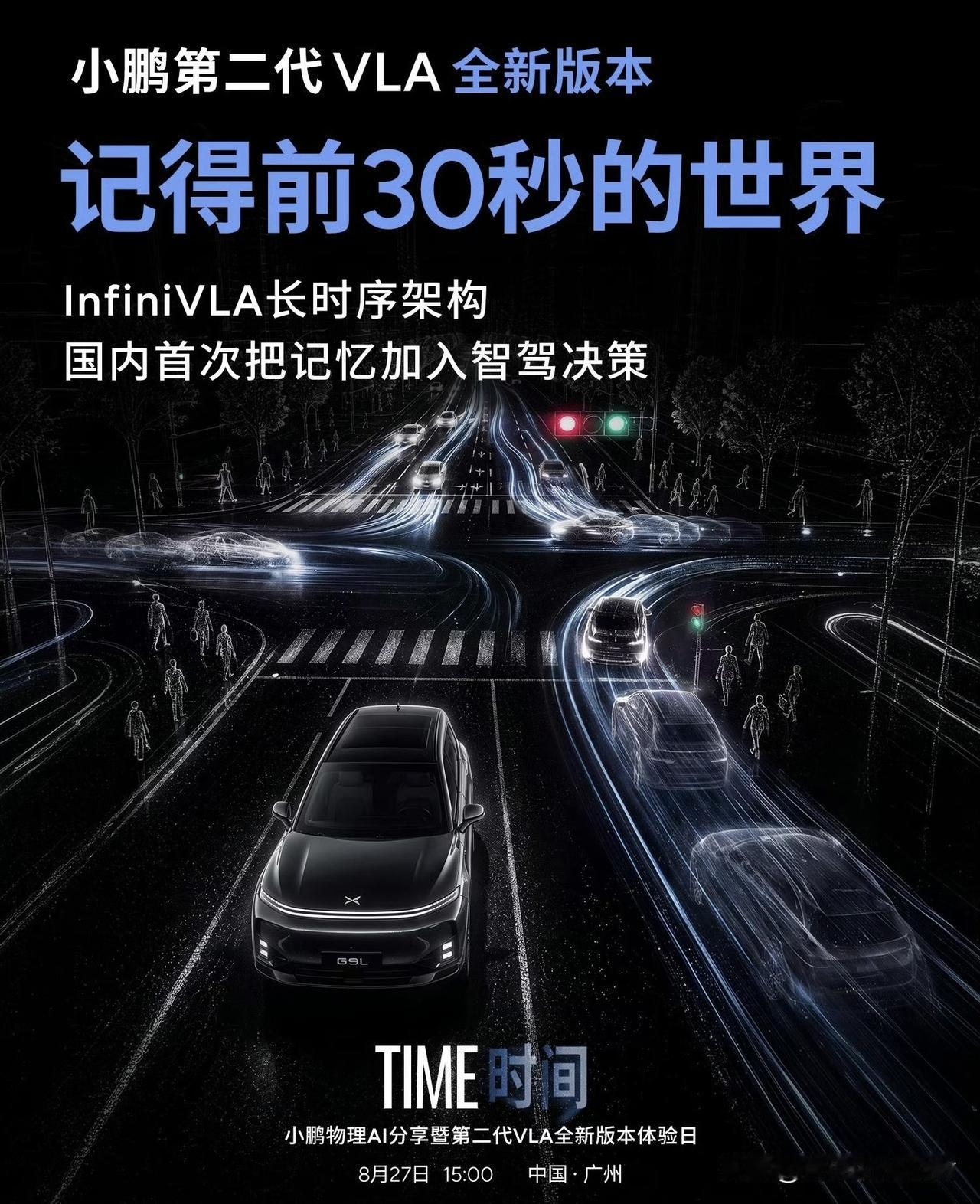 小鹏这个第二代VLA新版本有意思啊。号称“记得前30秒的世界”、还能“预判6