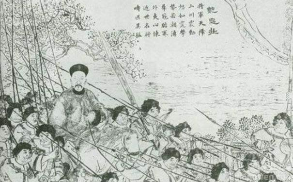 湘军将领鲍超骁勇善战，太平军一次围攻也未能战胜他，鲍超有个严重的缺陷，文化水平接