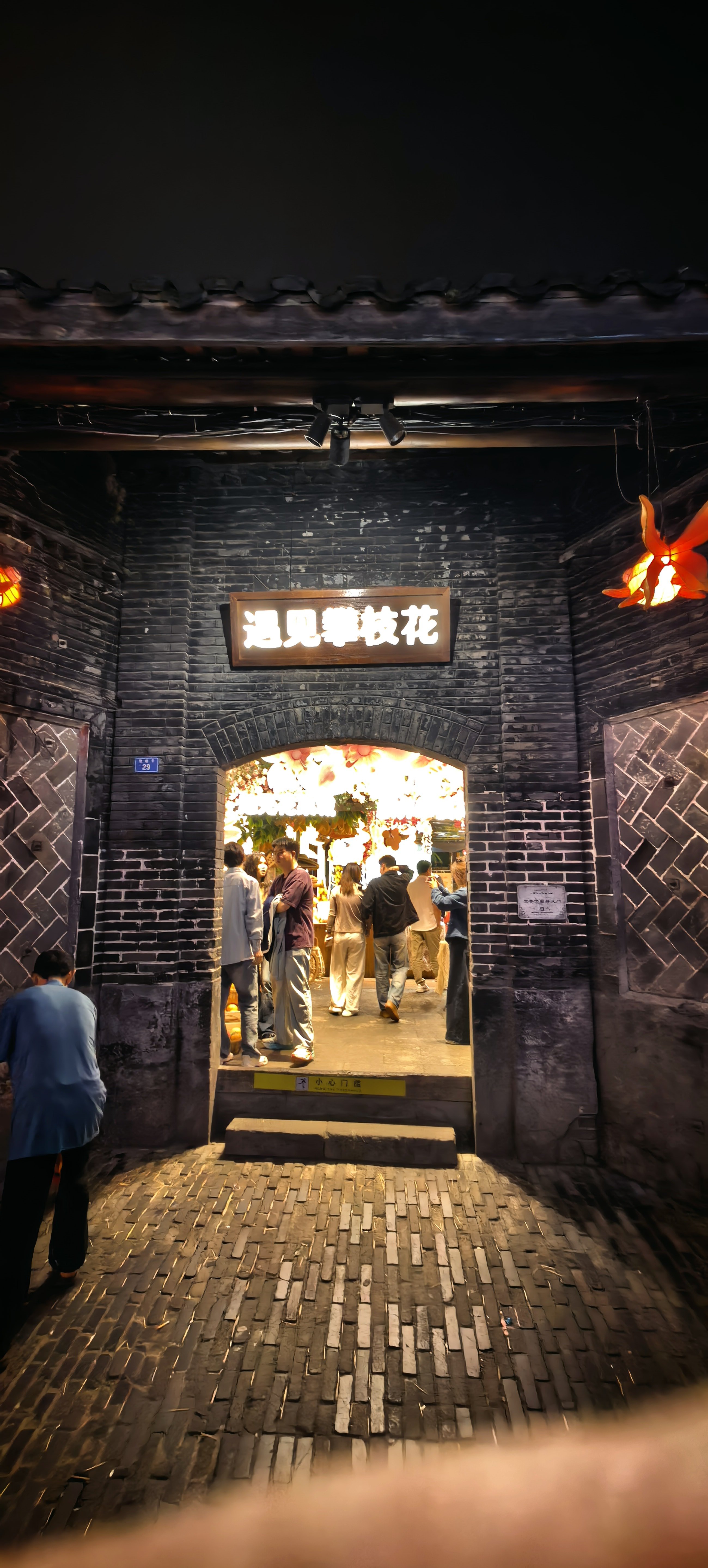 第一次在宽窄巷子遇见攀枝花，必须进去逛逛。成都人最大的本事：就是只要你来成都，就要把你弄到白天逛了晚