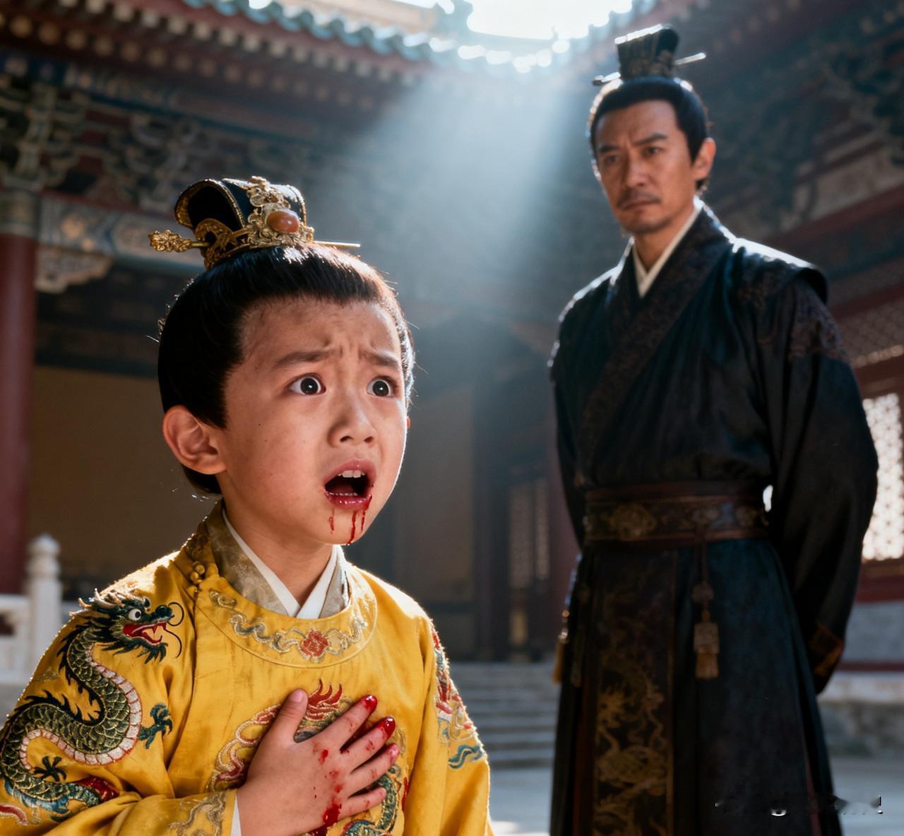 公元146年，9岁的汉质帝刚吃完汤饼，突然口干舌燥，胸如火烧，紧接着一口鲜血喷出