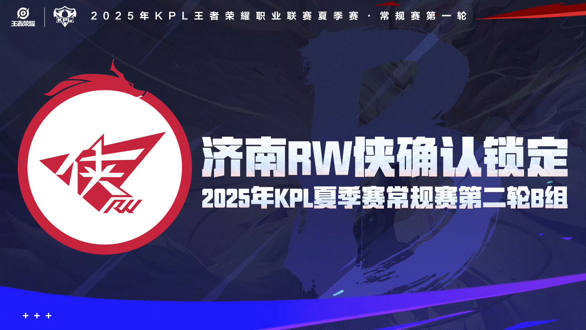 济南RW侠锁定第二轮B组​​​