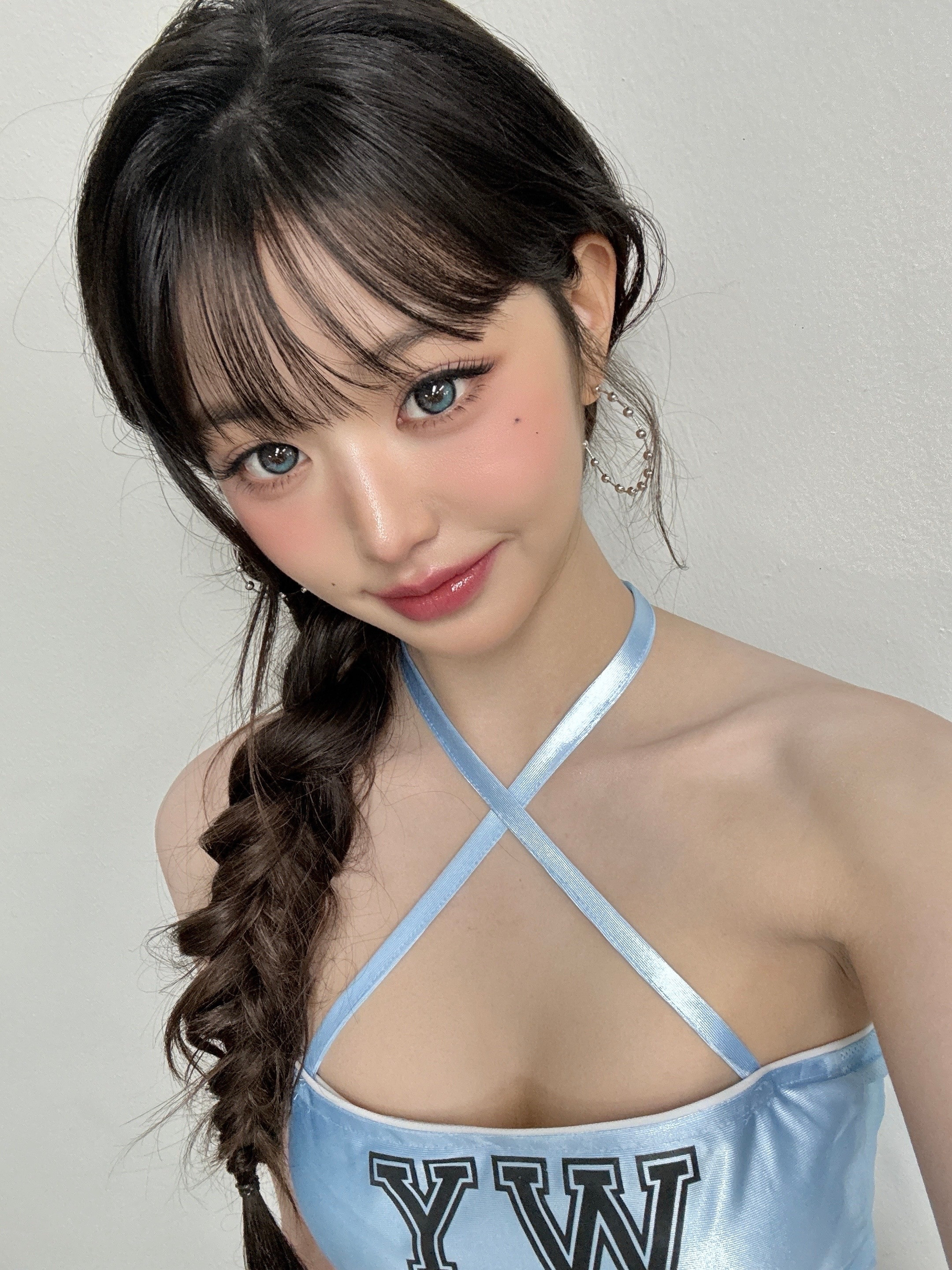 张元英好美！超爱这个造型🩵​​​