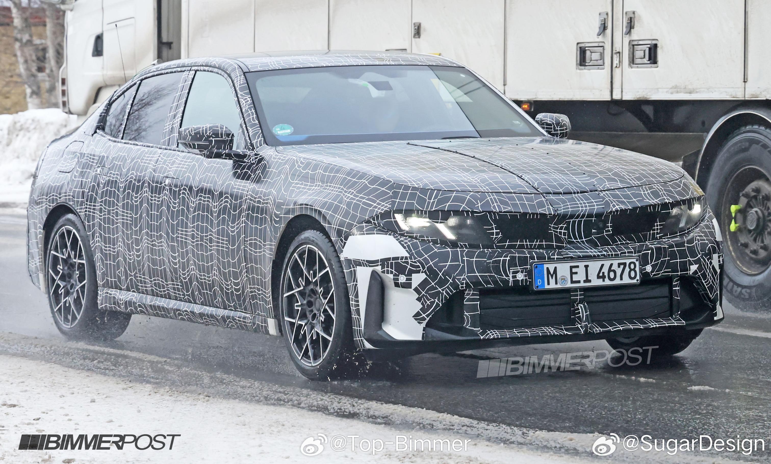 宝马新油3伪装曝光！和i3比例明显不同前脸看着还挺凶的