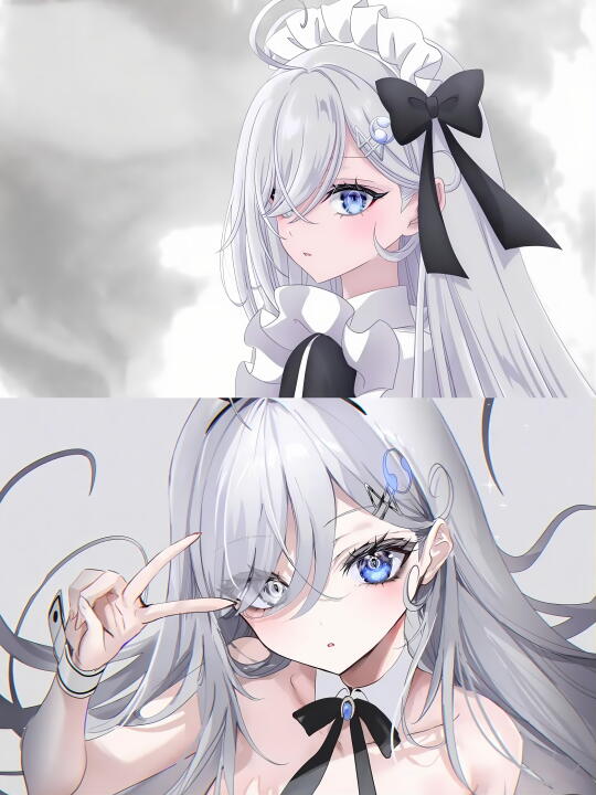 一月新番🌸白毛异瞳巨美少女!画风精致