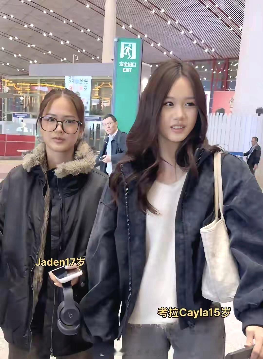 钟丽缇两个女儿也太美了，姐妹花颜值超高，完全遗传了妈妈的美貌，尤其是小女儿考拉c