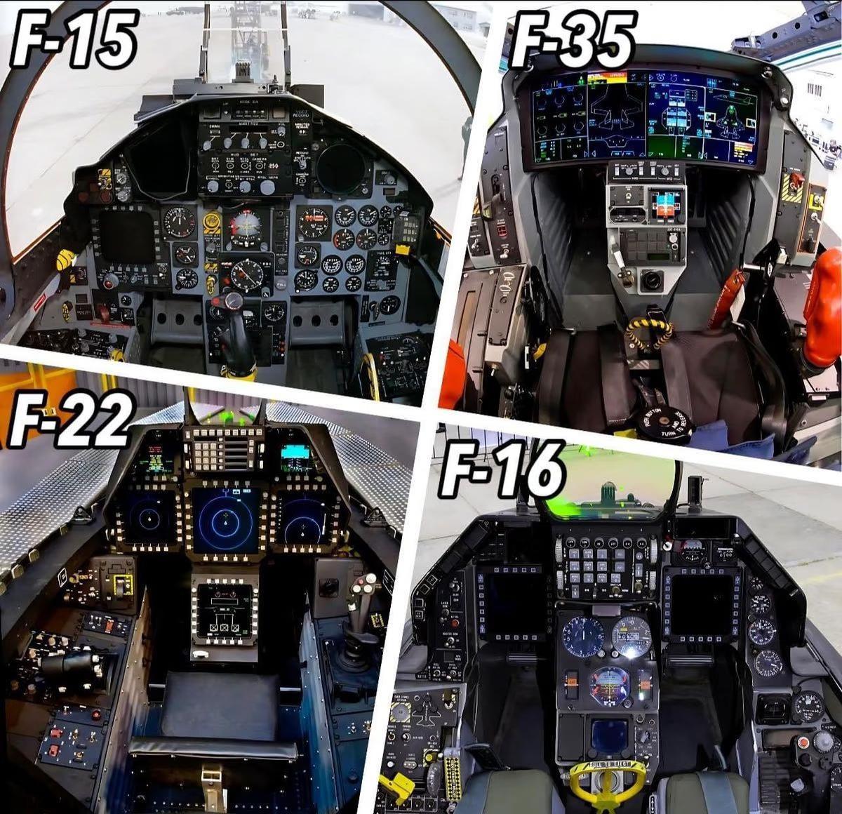 战斗机驾驶舱座舱图看看有没有你喜欢的战斗机型座舱。空天论道飞机驾驶舱第一视